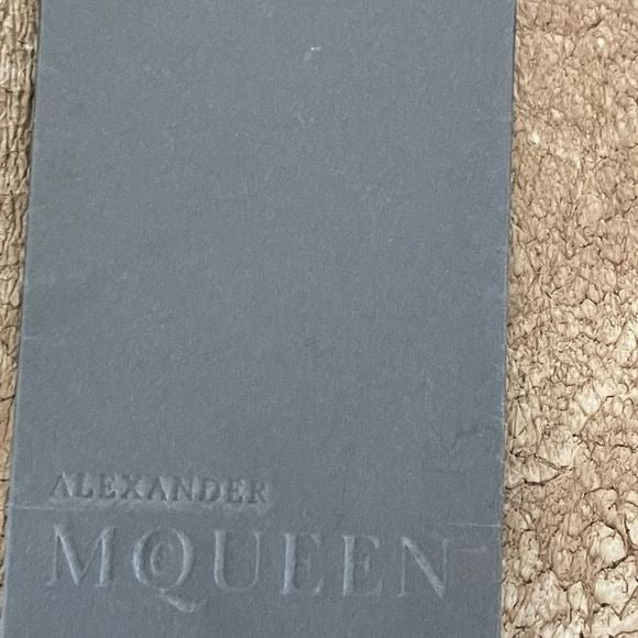 Alexander McQueen black and gold tweed dress