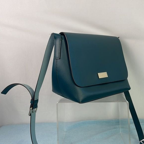 Kate Spade Teal Leather Cross Body Bag