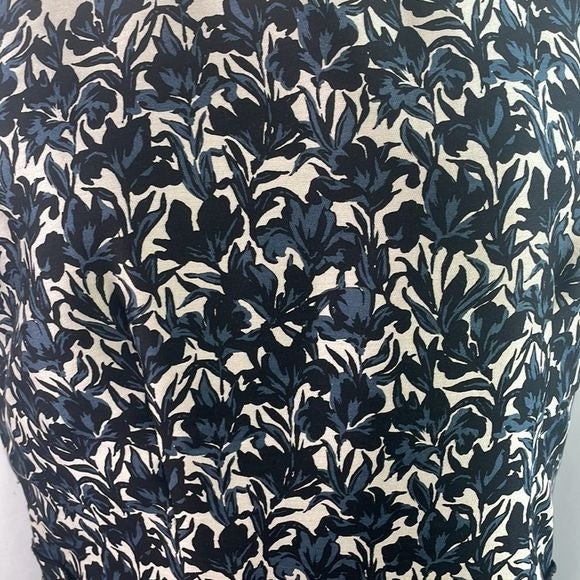 Tory Burch Blue Floral Sheath Dress