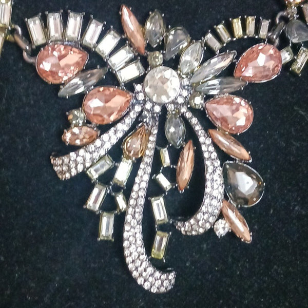 Joan Rivers Big Crystal Statement Necklace.