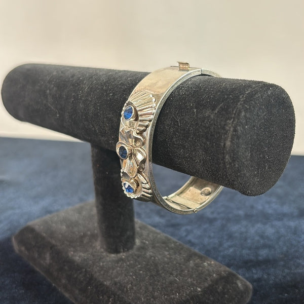 Harry Iskinn 925 Cuff Blue Bracelet