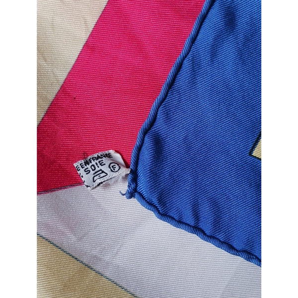 HERMES VINTAGE  SEXTANTS BY L DUBIGEON SCARF