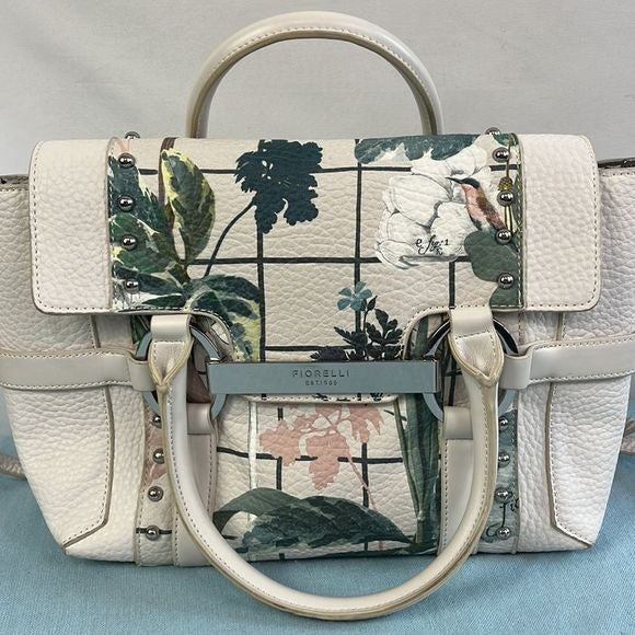 Fiorelli Botanical Print White Bag