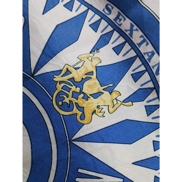 HERMES VINTAGE  SEXTANTS BY L DUBIGEON SCARF