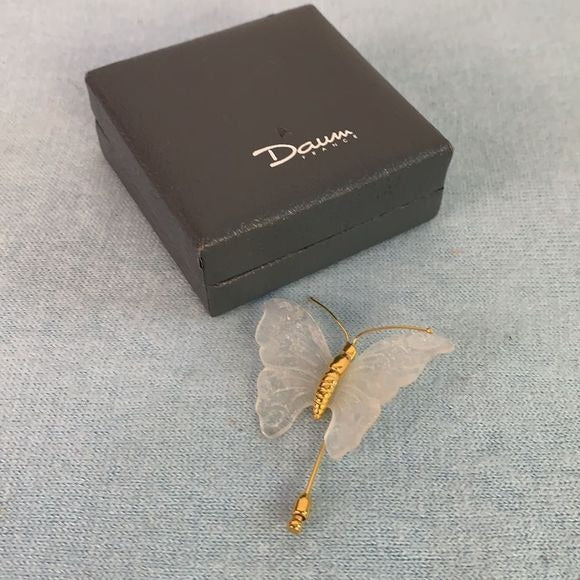 Daum France rare glass pin