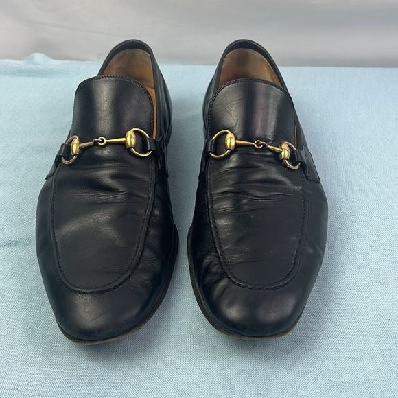 Men’s Black Loafers with Bit Buckle Gucci
