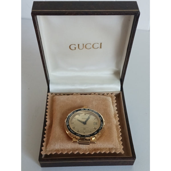GUCCI New in Box TRAVEL POCKET ALARM WATCH