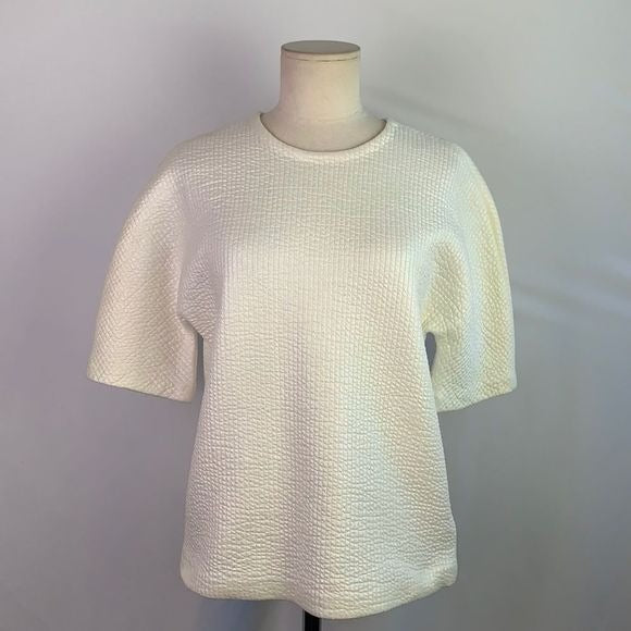 NWT Nanushka textured pearlized top