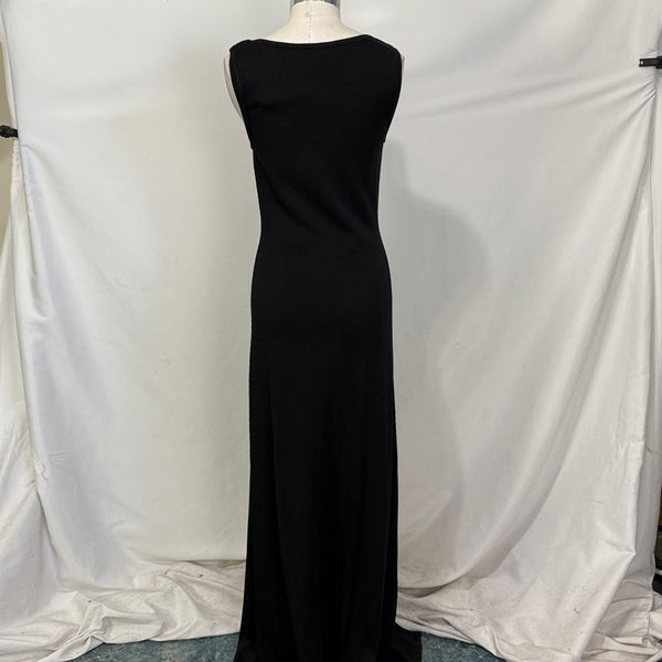 Solid and Striped Black Mila Dress NEW