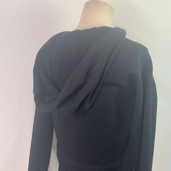 Alysi NWT Black Maxi Dress with Hood