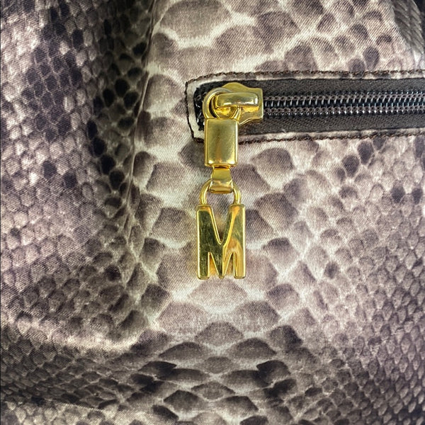 Moschino fabric  snake sling bag