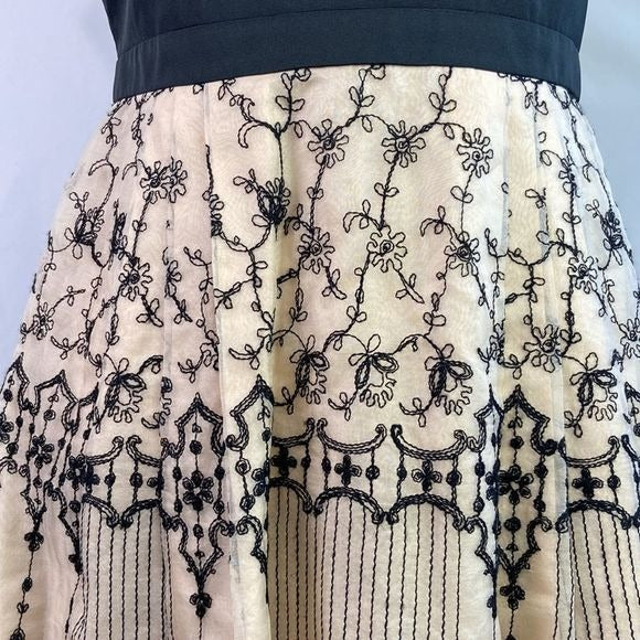 MaxMara Black Top/Ember Skirt Dress
