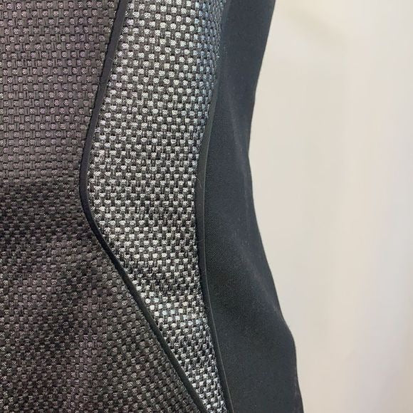 Hugo Boss NWT black grey sheath dress