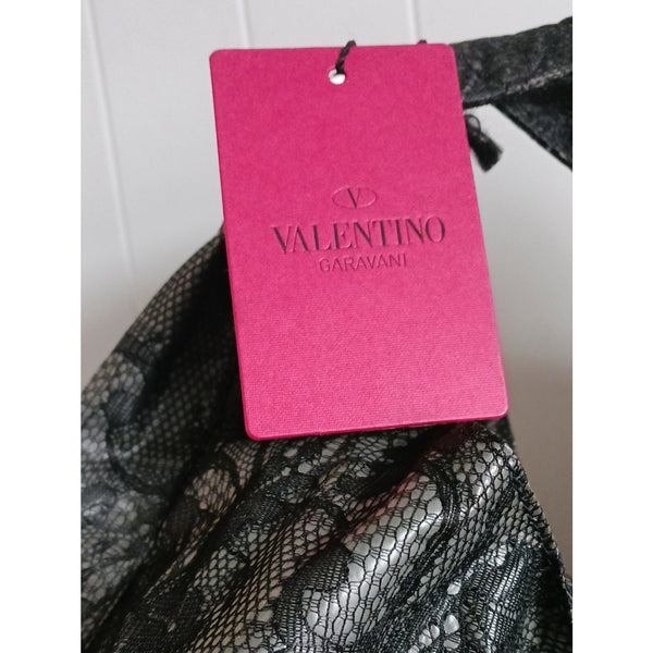 VALENTINO NEW  RARE BLACK LACE NUAGE HOBO