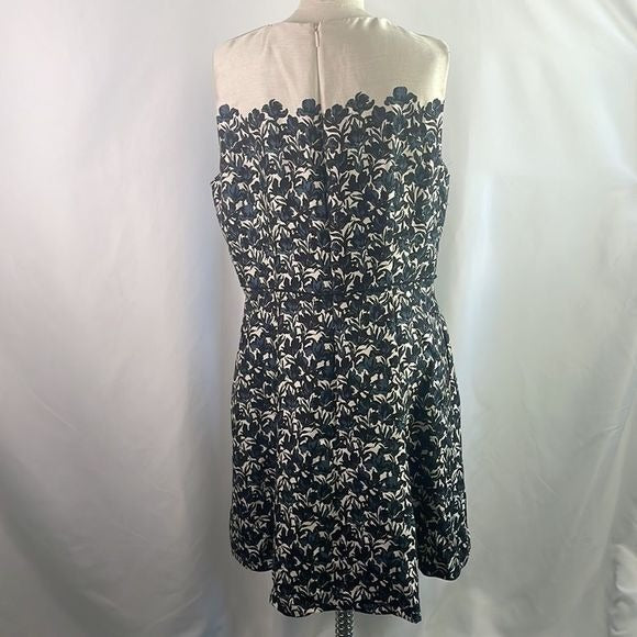 Tory Burch Blue Floral Sheath Dress