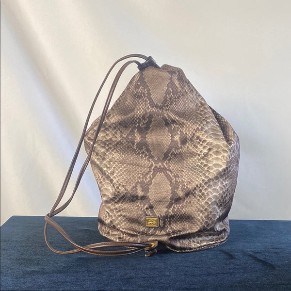 Moschino fabric  snake sling bag