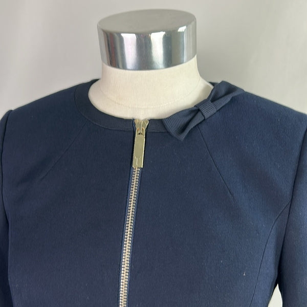 Ted Baker New Navy with Bow Neck Zip Jacket