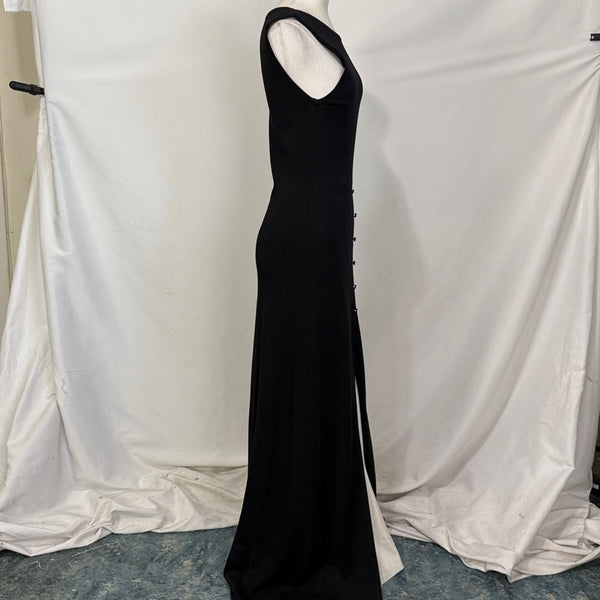 Solid and Striped Black Mila Dress NEW