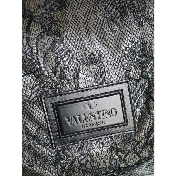 VALENTINO NEW  RARE BLACK LACE NUAGE HOBO