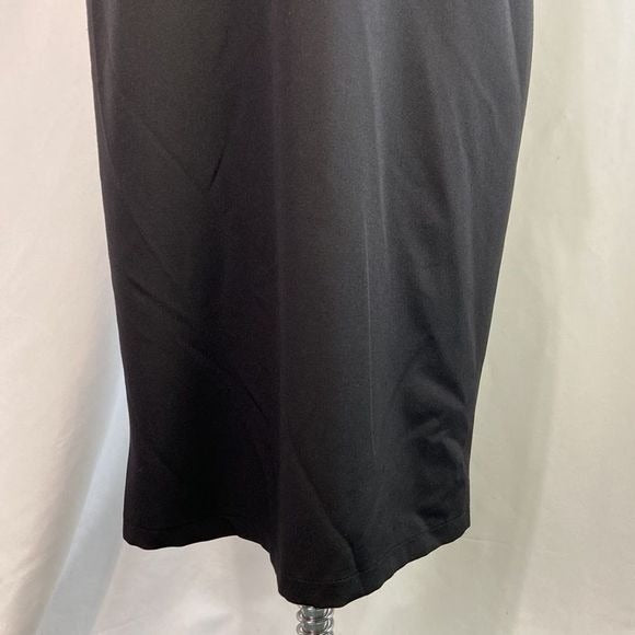 NWT Black High Neck Dress with Lace/Stones