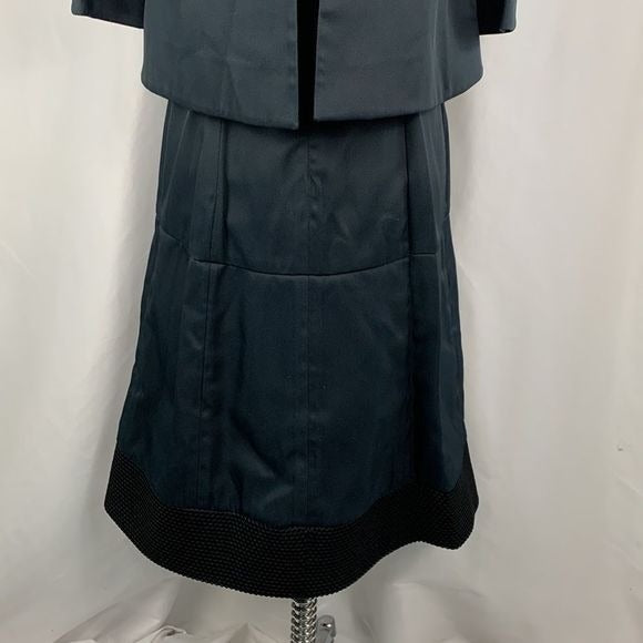 Fendi Navy Dress With Mesh Detail