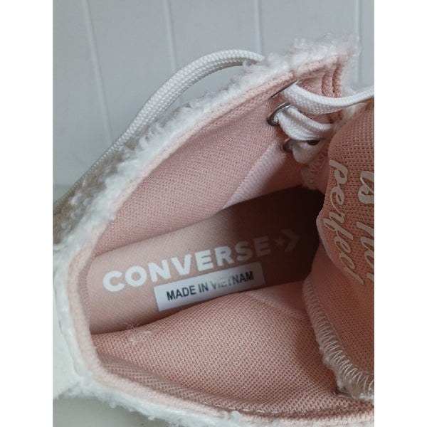 CONVERSE NEW FLEECE PLATFORM HI TOPS.
