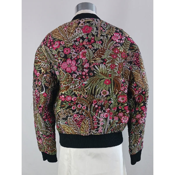 PHILLIPPE LIM MULTI BROCADE BOMBER JACKET