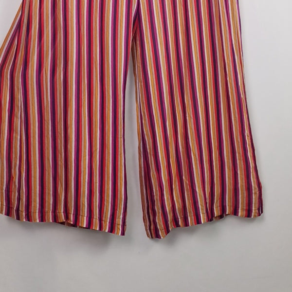 Trina Turk Multi Striped Poncho Top/Silk Set.