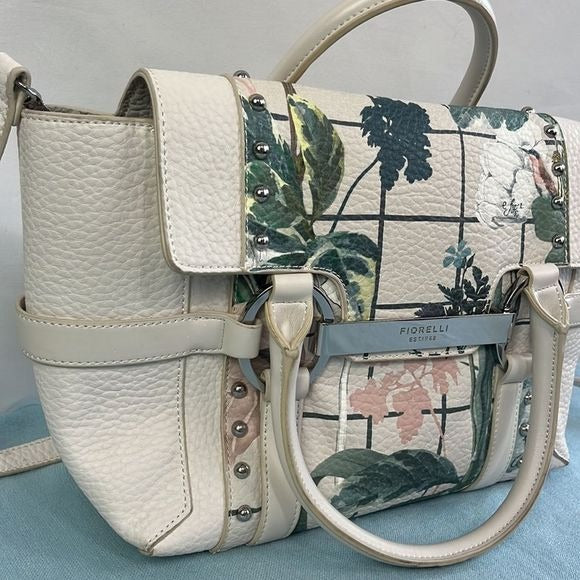 Fiorelli Botanical Print White Bag