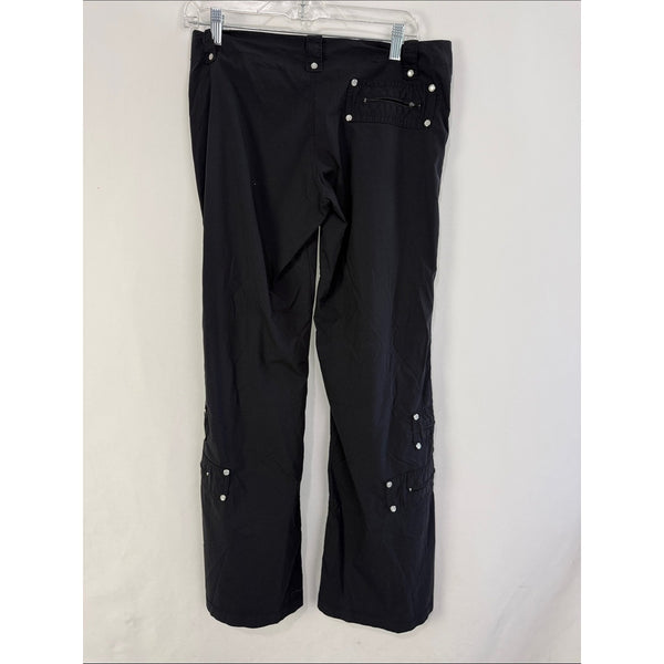 ANATOMIE BLACK WIDE LEG NYLON PANTS