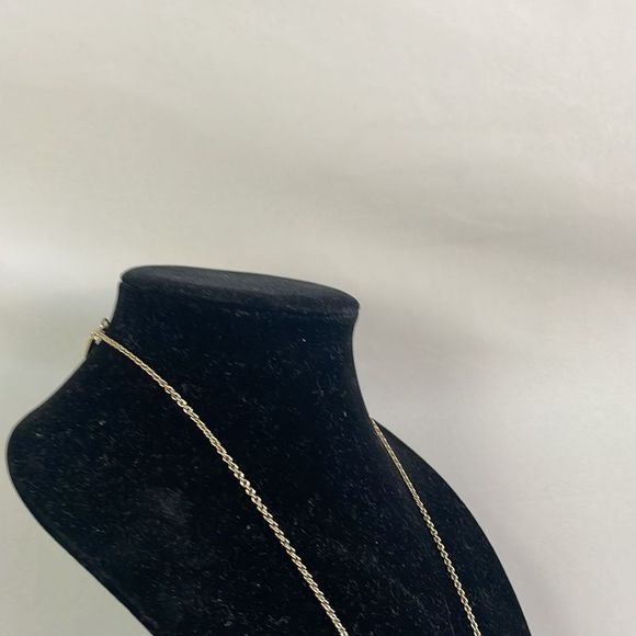 Alexis Bittar 2 Lucite And Crystal Disks With Chain Necklace