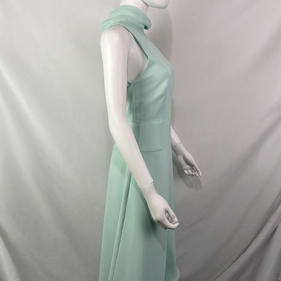 NWT Reiss Mint High Neck Layered MIDI Dress