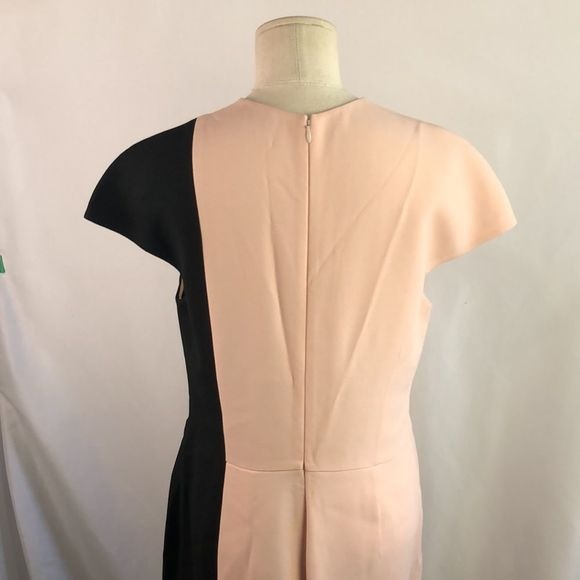 Fendi Pink Black Color Block Dress