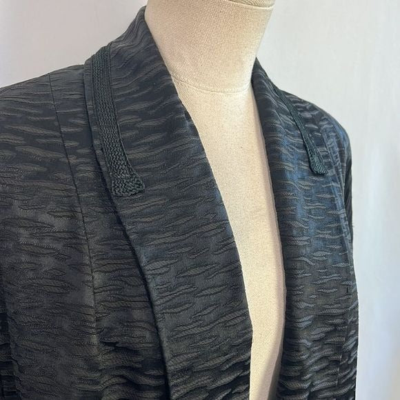 Vintage Black Brocade Opera Jacket