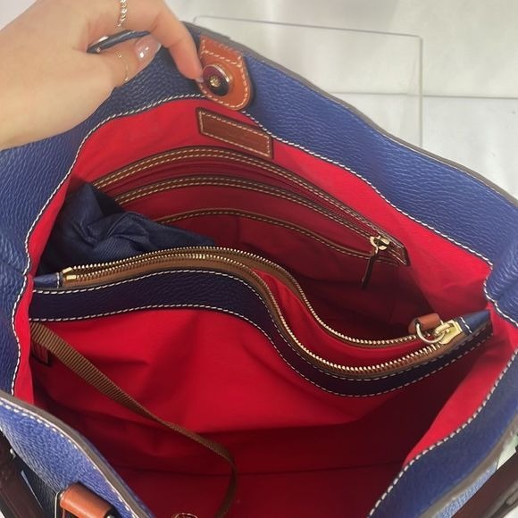 Dooney And Bourke Chelsea Shopper Midnight Blue Bag