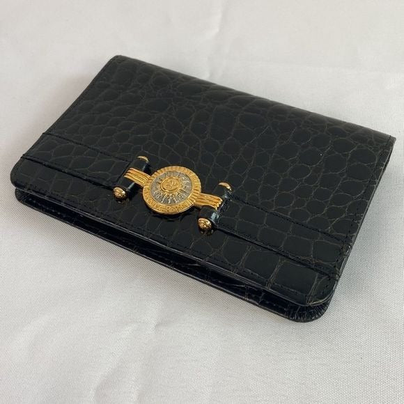 Gianni Versace Vintage Crocodile Date Book Miscellaneous