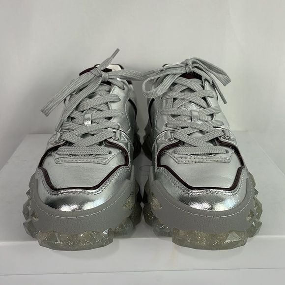 Jimmy Choo Nib Diamond x Trainer Sneakers