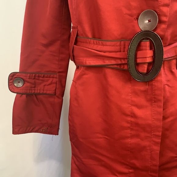 Soia & Kyo Red Trench Coat