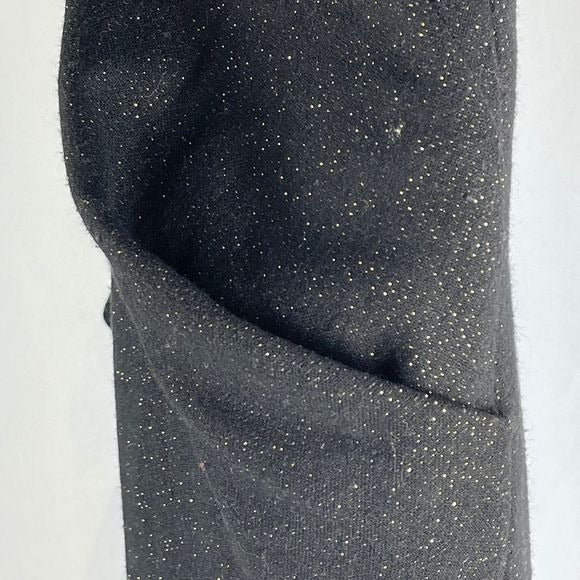 Alexander McQueen black and gold tweed dress