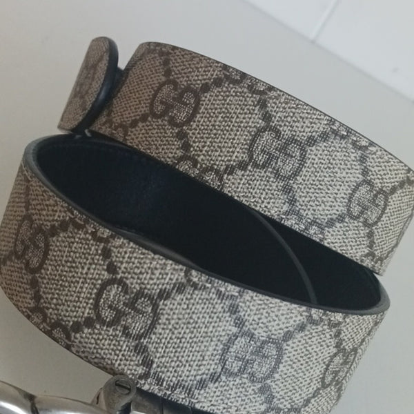 Gucci Reversable Logo Double G  Belt.