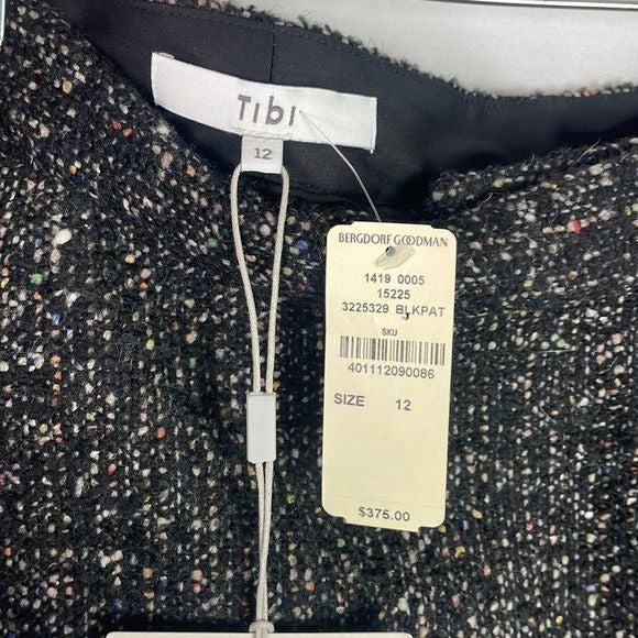 Tibi NWT Grey Tweed Mini Skirt