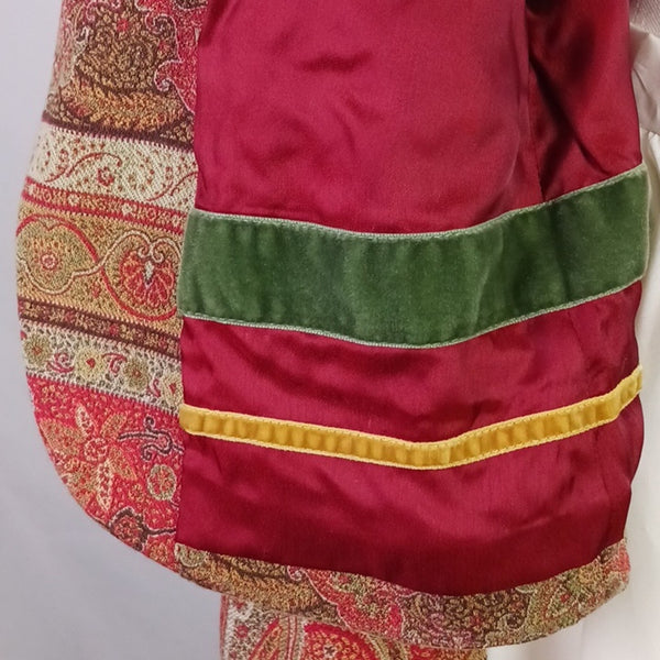 Etro Vintage Paisley Red and Brown Jacket