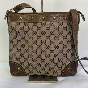 Gucci Vintage Tan Logo Cross Body Bag