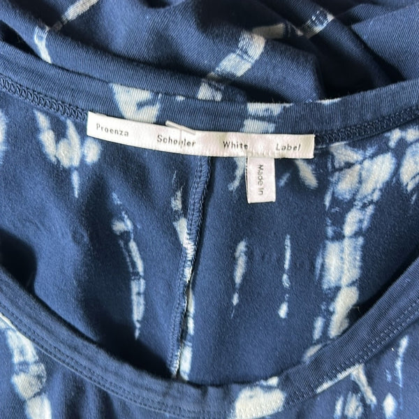 Proenza Schouler Blue Tie Dye Maxi Dress