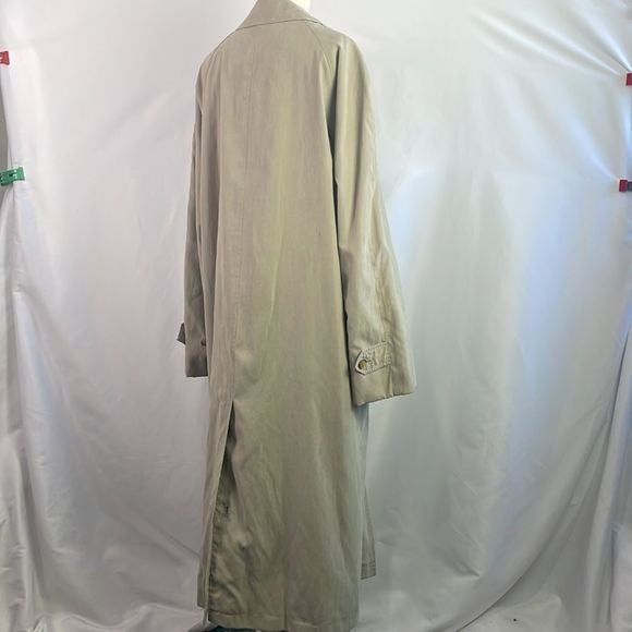 Burberry Men’s Long Plaid Lined Coat