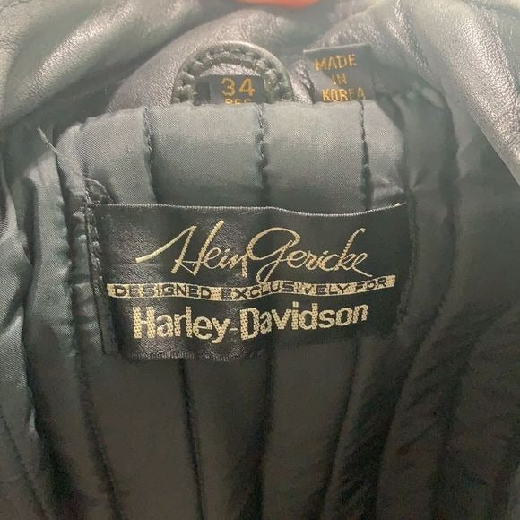 Harley Davidson VTG hein gericke leather moto jacket