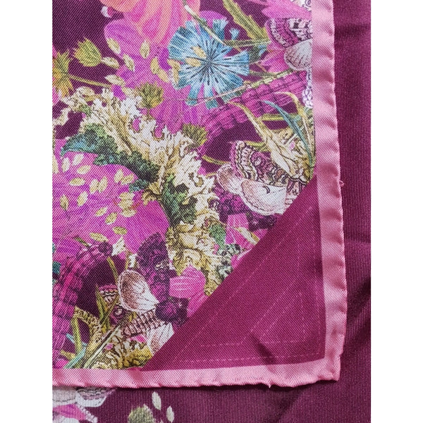 Aspinall Wine Multi Butterfly Print Scarf