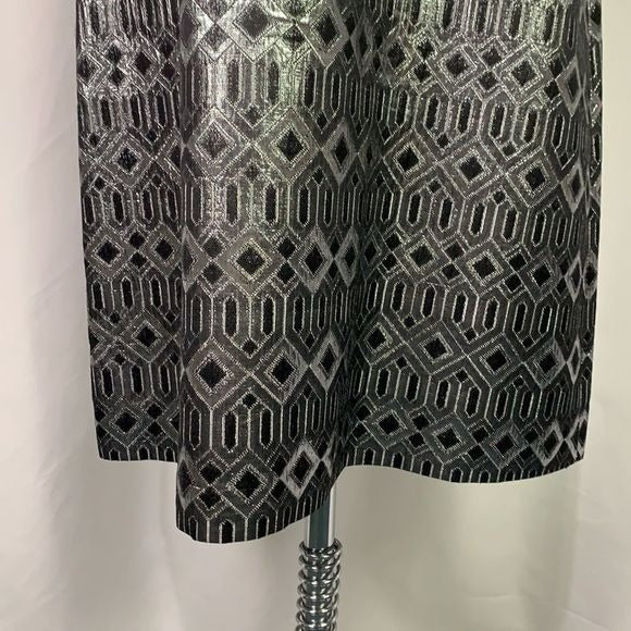 Tory Burch silver print sheath dress