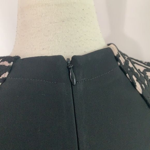 Yigal Azrouel NWT Black Print Color Block Dress