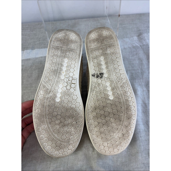 DOLCE VITA DOLEN PLATFORM SANDSTONE KNIT SNEAKERS